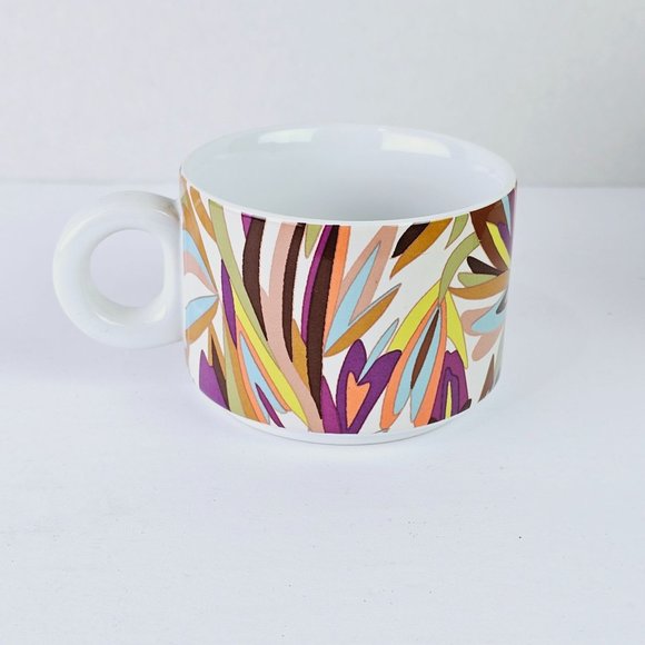 Missoni for Target 20th Anniversary Floral Stoneware Stacking Coffee Cup, RARE! - Picture 4 of 9